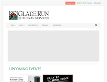 Tablet Screenshot of gladerun.org